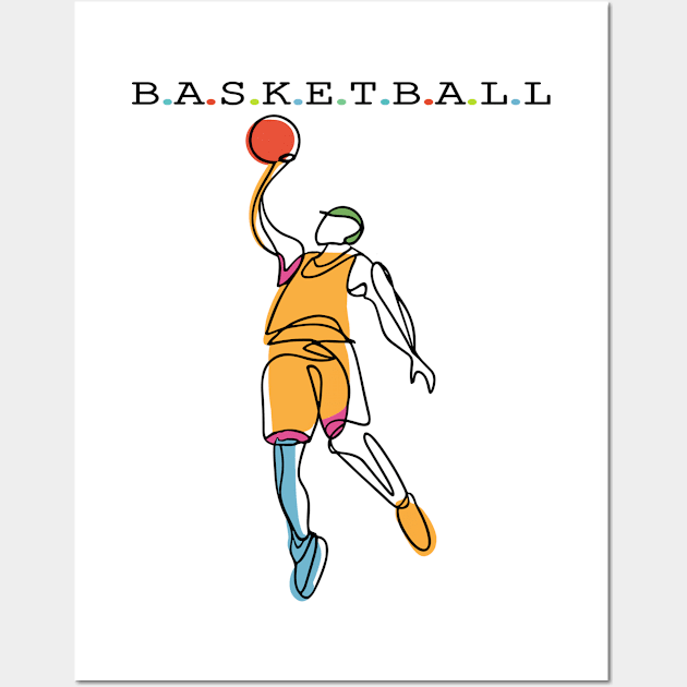 Basketball Sport Wall Art by Fashioned by You, Created by Me A.zed